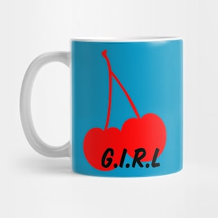 G.I.R.L Cherries Vertical Mug